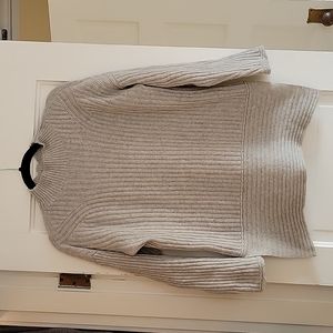 Club Monaco Grey Ribbed Cashmere Sweater Tunic - M